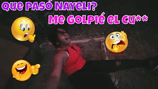 DIVERTIDISIMO! Nayeli se llevó tremendo golpe en el Cu** Emocionante Carrera con obstaculos Parte 15