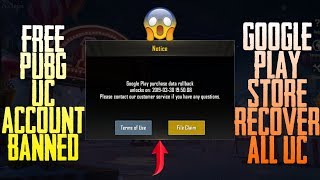 OMG | PLAY STORE FREE UC ACCOUNTS Banned By Pubg Mobile