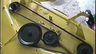 John Deere 316 Tractor Mowing Deck Belt Configuration