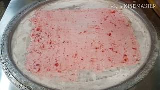Thai Fried icecream roll | How it's prepared| strawberry fruit