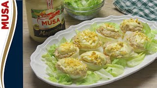 Huevos rellenos - Recetas fáciles