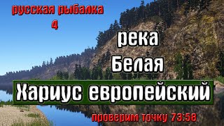 Русская рыбалка 4(рр4) - река Белая. Хариус европейский.