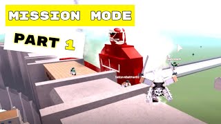 STORY MODE #1 ? AOT Testing 2 | AOT:Downfall | Roblox | ZEROBAKI