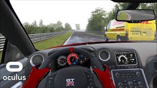 Nissan GT-R Nismo - Nordschleife Tourist WET | Assetto Corsa VR Gameplay [Oculus Rift]