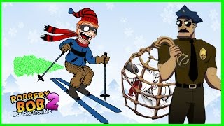 ВОРИШКА БОБ 2 57 Новая Снежная СЕРИЯ  Играем в футбол Новые УРОВНИ Robbery Bob Воришка ИГРА