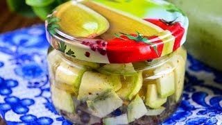 Маринованные кабачки с корицей на зиму