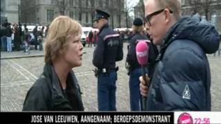 PowNews - Jan wordt aangevallen door hysterisch vrouwtje