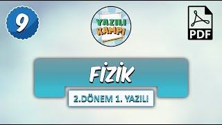 9.Sınıf Fizik | 2.Dönem 1.Yazılıya Hazırlık