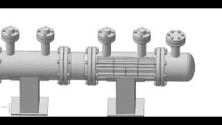 Котёл-утилизатор (кожухотрубный теплообменник) в Компас-3D