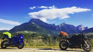 Motorcycle Eurotrip Yamaha R1SP Honda CBR600rr
