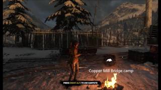 Rise of the Tomb Raider / Copper Mill Bridge archivist map location (PC)