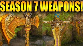 For Honor: WARDEN & VALKYRIE REWORK GAMEPLAY! NEW SEASON 7 WEAPONS! NEW MAP! GEAR STATS CHANGES!