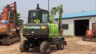 Korean used Hyundai R555WM Excavator -- Autowini.com(Hyundai12-006)