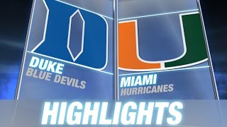 Duke vs. Miami | 2014 ACC Football Highlights