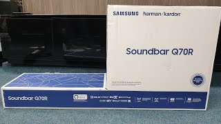 Samsung 2019 HW Q70R Soundbar Unbox and Test.