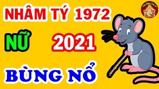 Tử vi 2021 Nhâm Tý 1972 NỮ MẠNG Đổi Vận Tiền Bạc Ùn Ùn Kéo Đến, Giàu Nứt Vách