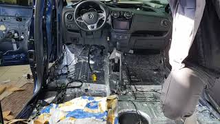 Делаем шумоизоляцию Renault Dokker (Рено Доккер)