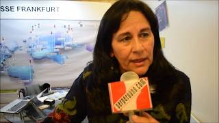 Entrevista a Patricia Vega  de Messe Frankfurt   en Perú Moda 2018. Video reporte.- Javier Espichán