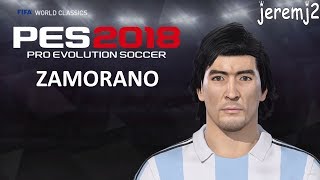 ZAMORANO FACE EDIT PES 2018 (world classics)