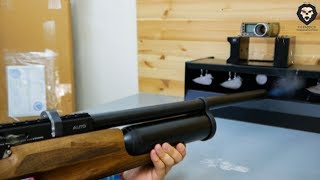Пневматическая PCP винтовка Kral Puncher Maxi 3 Auto (4.5 мм, дерево) видео обзор