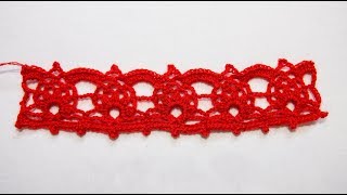 Кайма крючком/Обвязка края красивым узором