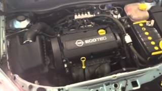 Двигатель Opel Astra 1.6 XER после регулировки тепловых зазоров клапанов
