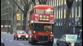 London Buses 1986-Clerkenwell Road/Rosebery Avenue
