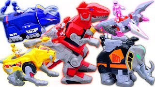 Power Rangers Toys Zords Rescue Children From Bad Guy - Toys Play Time