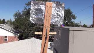 Homemade DB4 TV Antenna Preliminary Test 1