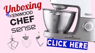 Unboxing of KENWOOD Chef Sense Mixer KVC5000T - Blogger Recipe 2 follow