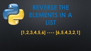 How to reverse a list in python || Learn Python || python list[Example-8]