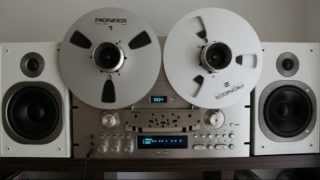 Pioneer RT-909, Reel to Reel Deck, HD DEMO, Катушечный магнитофон, бобинный магнитофон