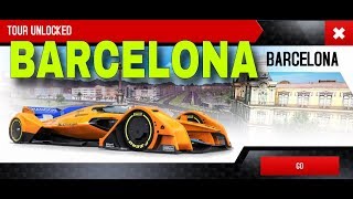 Asphalt 8 2018 McLaren X2 championship Barcelona all goals