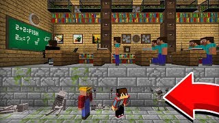 МЫ С ДРУГОМ СБЕЖАЛИ ИЗ ШКОЛЫ В МАЙНКРАФТ 100% ТРОЛЛИНГ ЛОВУШКА MINECRAFT ПОБЕГ ИЗ ДЕРЕВЕНСКОЙ ШКОЛЫ
