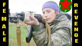 SYRIA WAR. BRAVE MUSLIM GIRLS VS. ISIS DAESH