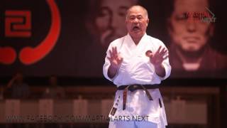 Sensei Morio Higaonna. Tensho.