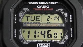 2S Time - CASIO G-Shock GX 56 1B "King of G" Alarm world Time Watch Tough Solar Power
