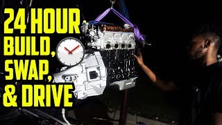 24 Hour Motor Build, Swap, & Drive - Randy's B20V Turbocharged Ek Hatch