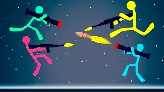 КТО ОСТАНЕТСЯ ПОБЕДИТЕЛЕМ!? ЧЕЛОВЕЧКИ С ОРУЖИЕМ ВЫЯСНЯЮТ ОТНОШЕНИЯ - БЕЗУМНЫЕ СРАЖЕНИЯ В STICK FIGHT