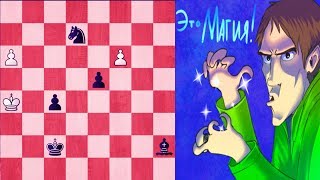 ШАХМАТНЫЙ ЭТЮД. Магия на шахматной доске- Гарри Поттер отдыхает!