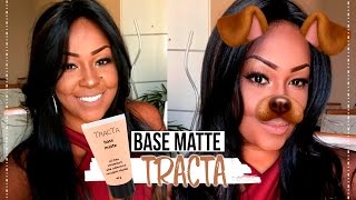 Base Matte de Alta Cobertura Tracta em Pele Negra