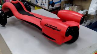 LS8B САМОКАТ 3-Х КОЛЁСНЫЙ LAMBORGHINI от магазина ДЕТКИ