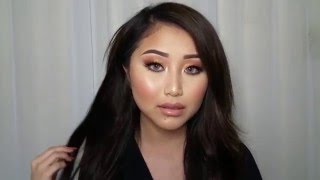 Full Glam Copper Eye Makeup | Collab with MakeUpByPang