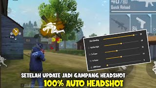 100% AUTO HEADSHOT! SENSITIVITAS TERBAIK AUTO HEADSHOT-Free Fire