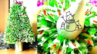DIY Декор на НОВЫЙ ГОД 2018 Своими Руками / НОВОГОДНИЕ ИДЕИ ДЕКОРА На БЮДЖЕТЕ / Как украсить комнату
