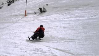 Kája-pád do rokle na monoski Galtür