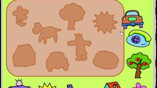 Развивающее видео для детей 3-4 лет!Учим цвета,фигуры,овощи и фрукты