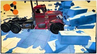 СКОЛЬКО СТЕН МОЖНО ПРОБИТЬ 1 МАШИНОЙ В BeamNG Drive !?