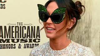 Amanda Shires Walks Americana Awards red carpet