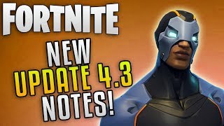 Fortnite Update 4.3 Patch Notes "Fortnite Shopping Cart Update" Fortnite Mythic Carbide Soldier